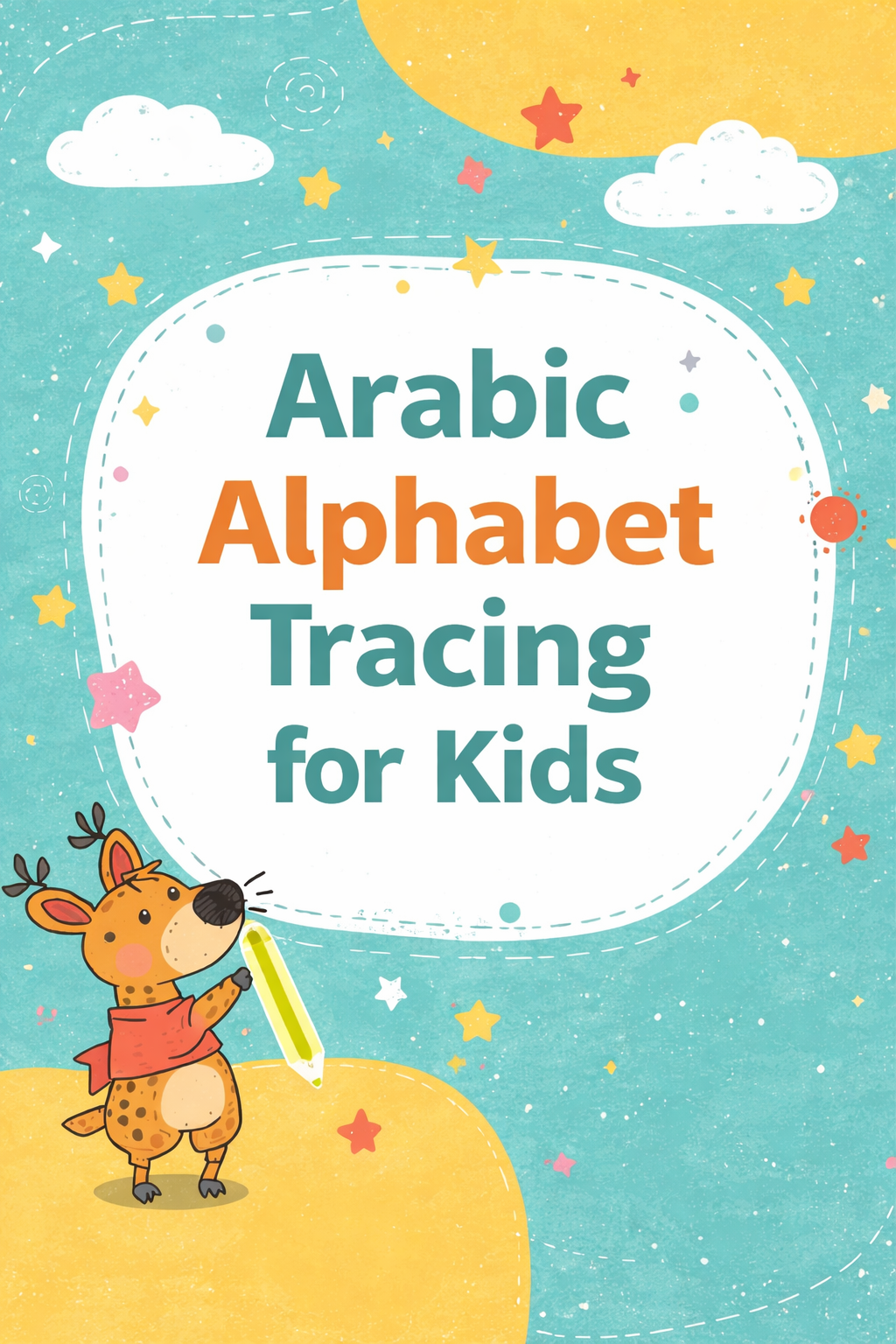 Arabic Alphabet Tracing Sheets for Kids